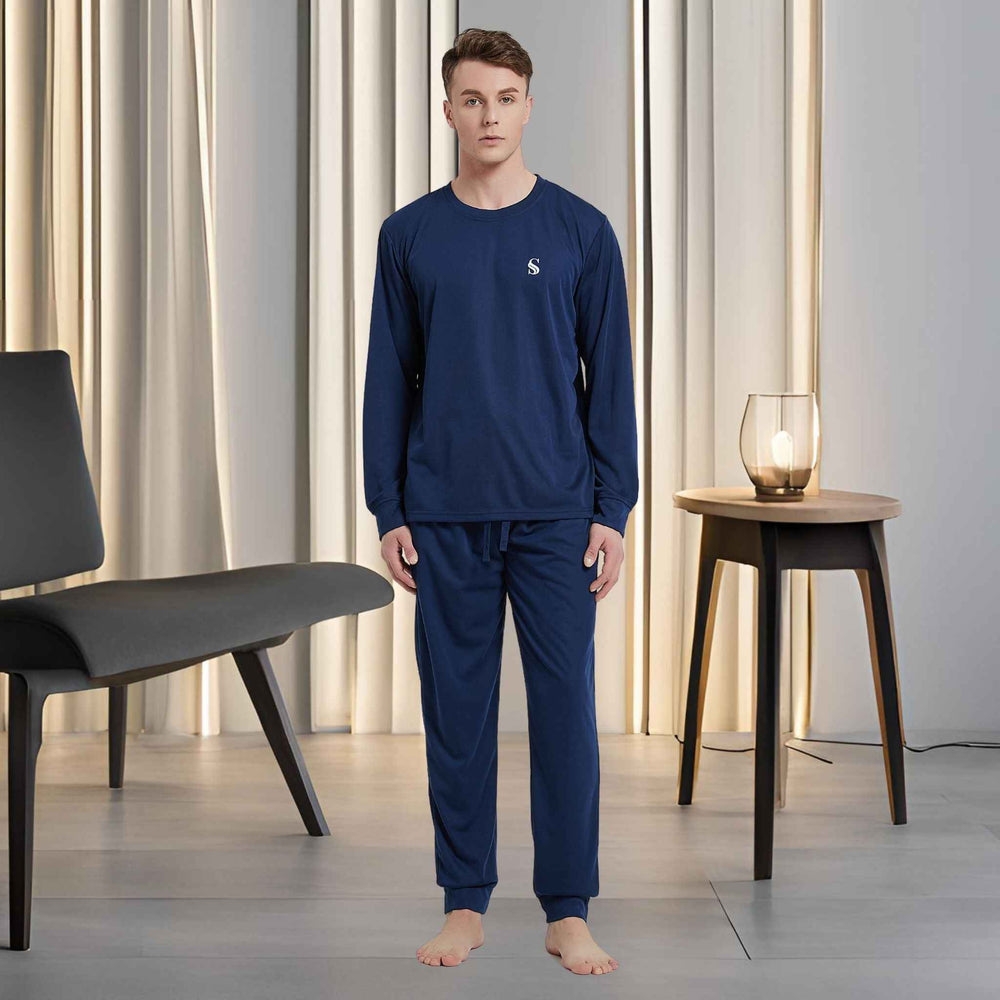 High-Quality Brushed Fabric Men's Pyjama Set.
