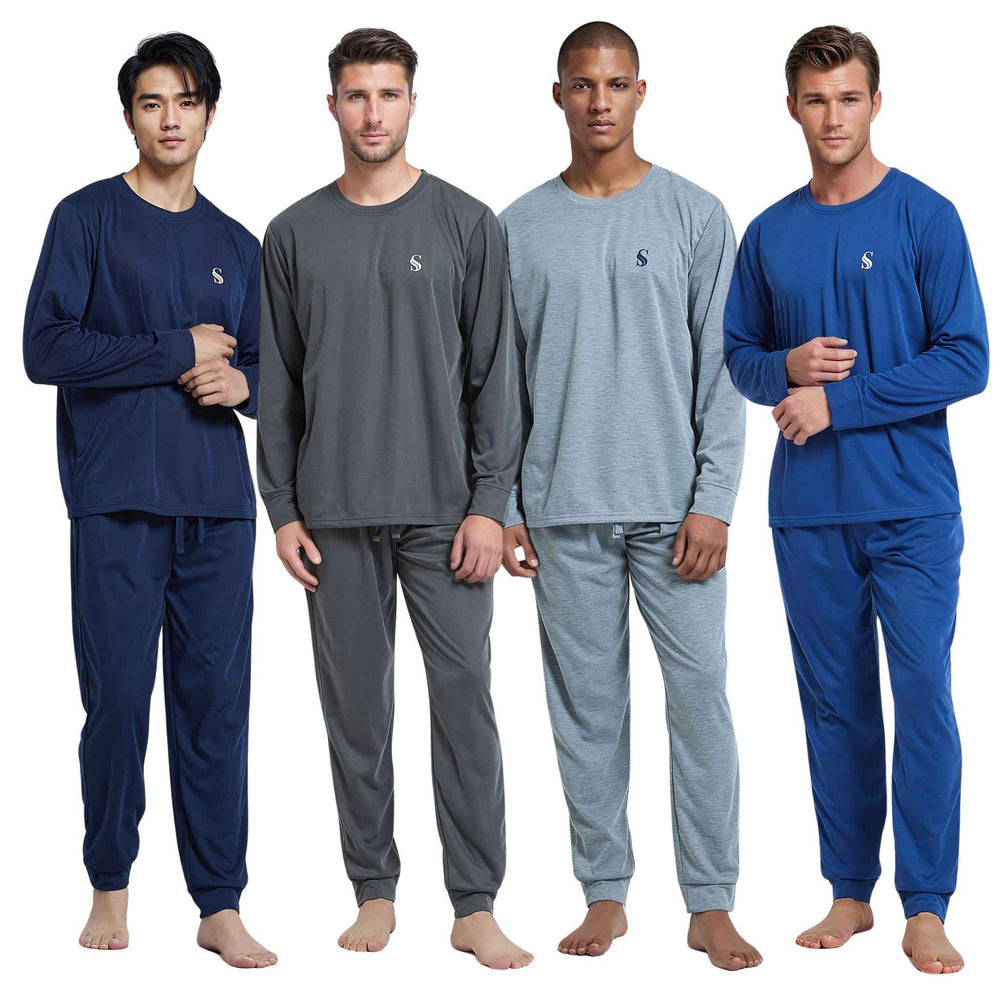 High-Quality Brushed Fabric Men's Pyjama Set.
