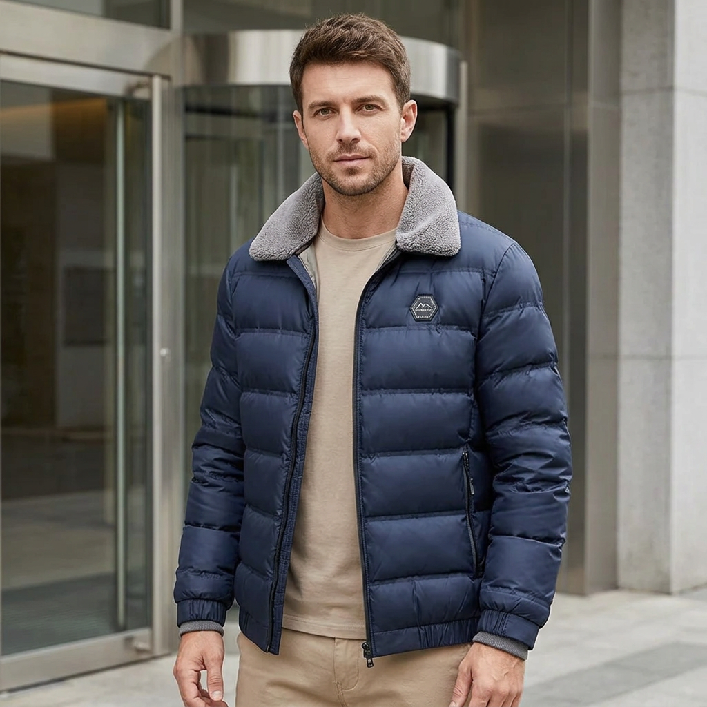 Men's Self-Heating Winter Parka Coat - Premium Cold Protection & Quality Warmth