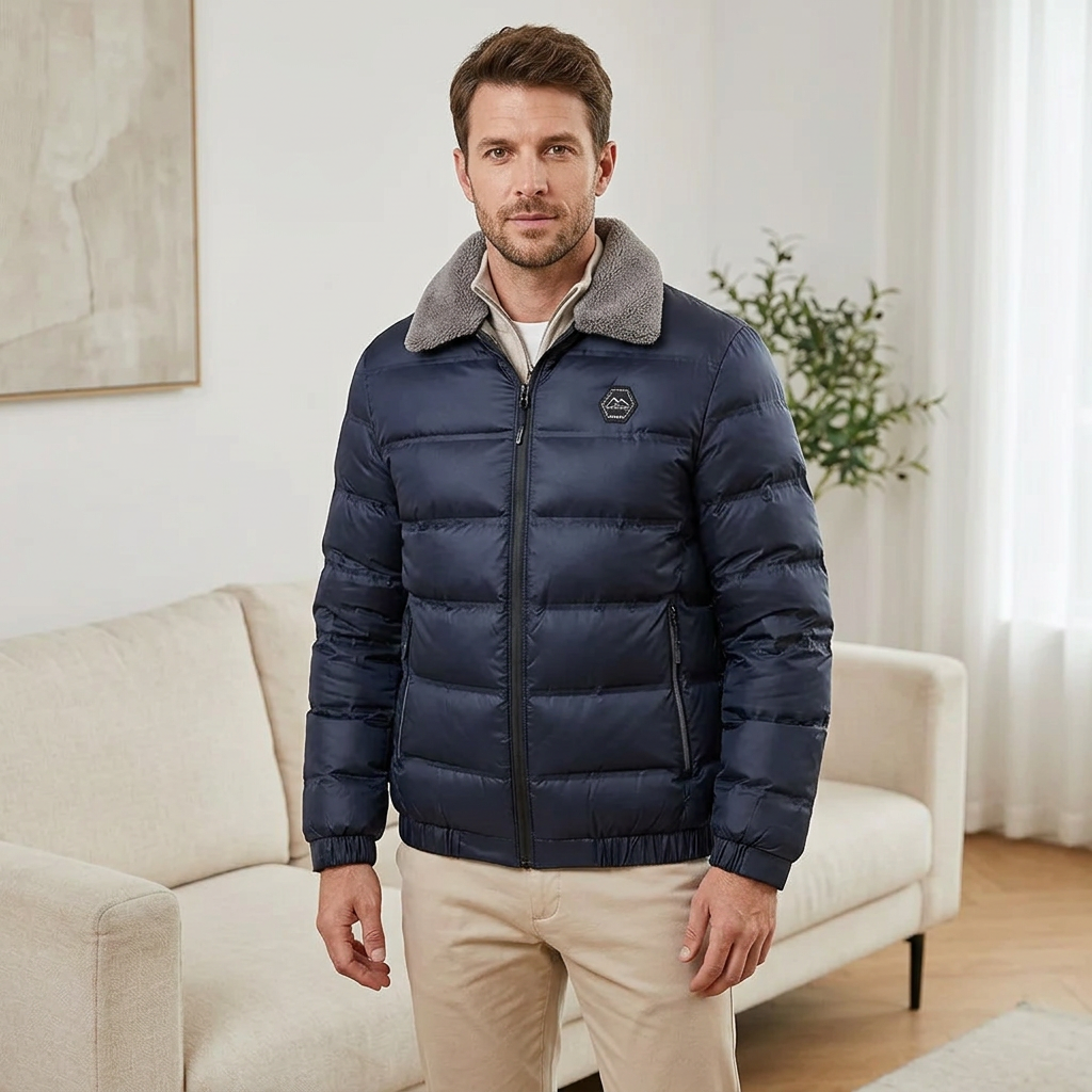 Men's Self-Heating Winter Parka Coat - Premium Cold Protection & Quality Warmth