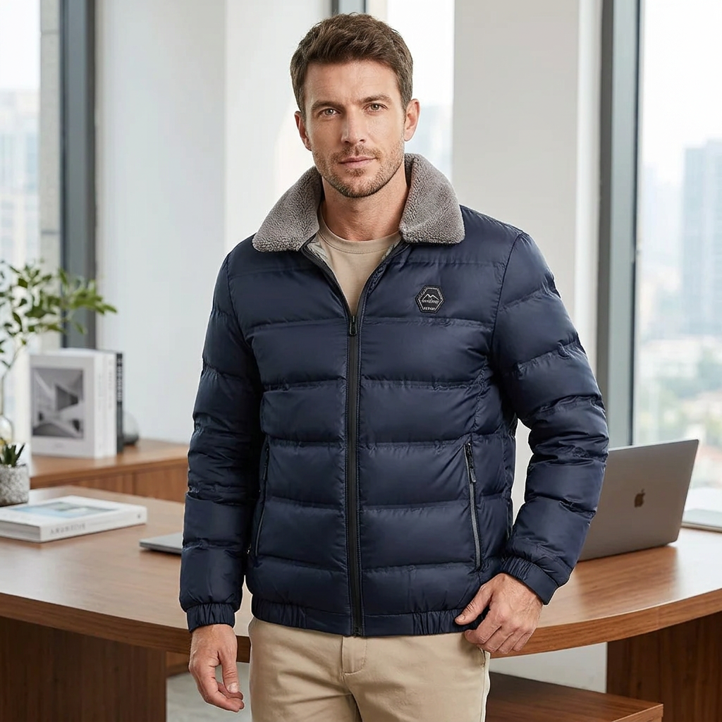Men's Self-Heating Winter Parka Coat - Premium Cold Protection & Quality Warmth