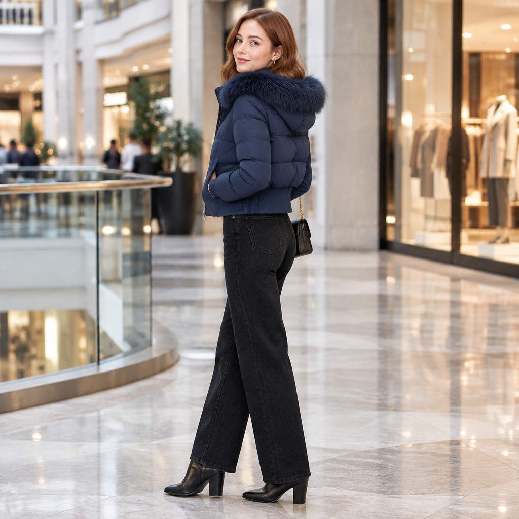 Stay Stylish and Warm with Our Womens Winter Casual Down Coat