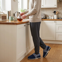 Men’s Plush Winter Slippers – Soft, Warm Indoor Shoes with Non-Slip Rubber Soles