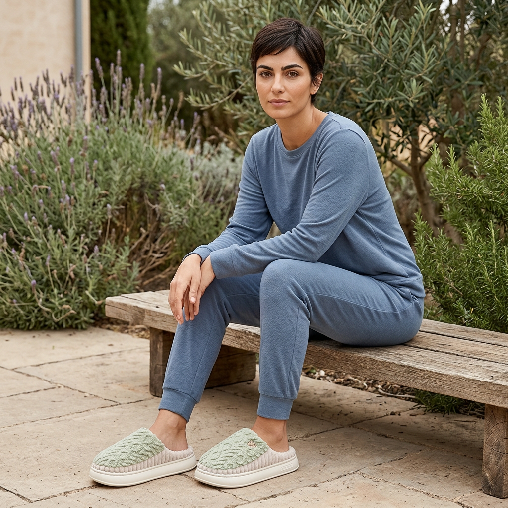 Cute Bear Plush Slippers: Warm and Stylish Fleece Shoes for Cozy Living