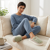 Cute Bear Plush Slippers: Warm and Stylish Fleece Shoes for Cozy Living