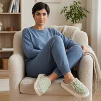 Cute Bear Plush Slippers: Warm and Stylish Fleece Shoes for Cozy Living