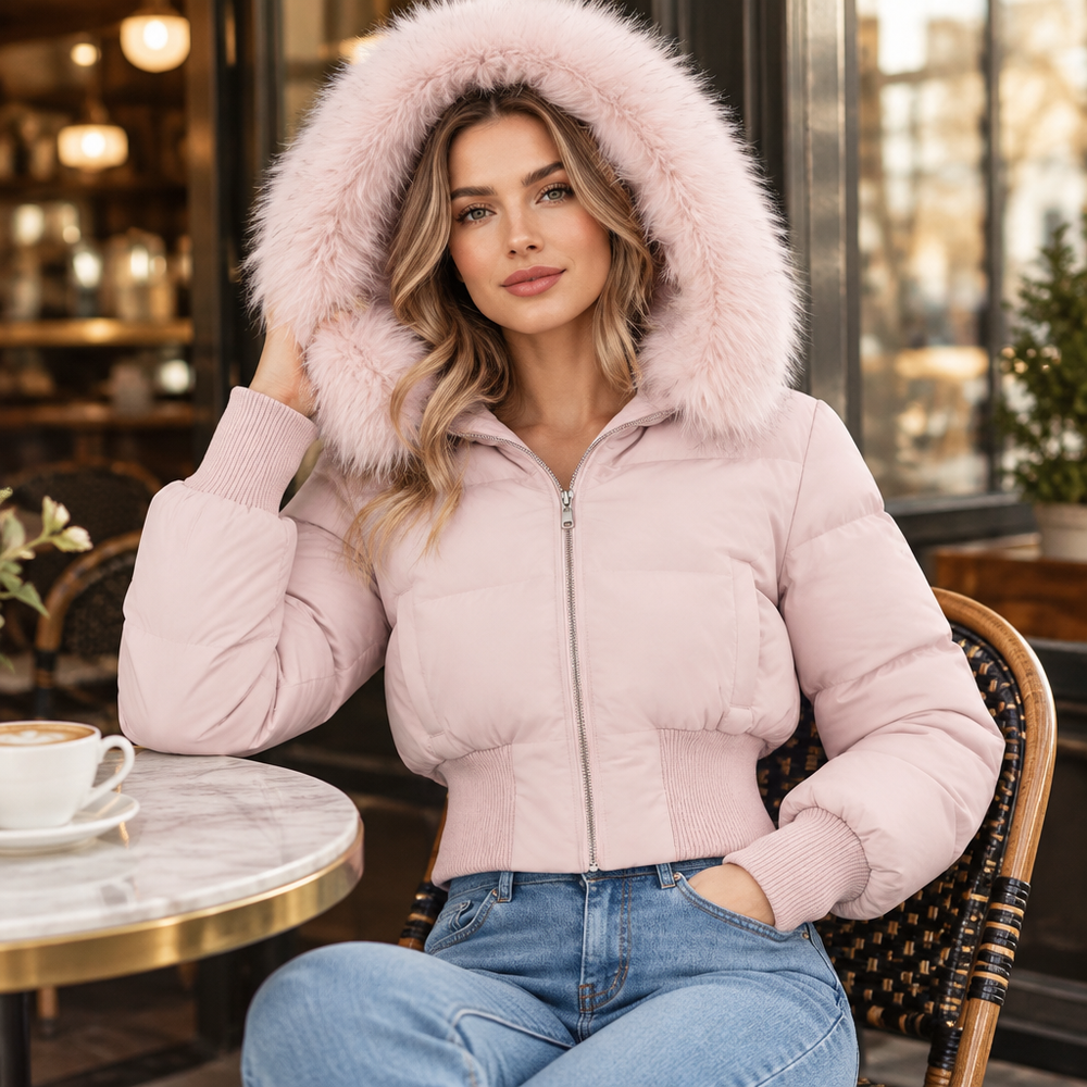 Stay Stylish and Warm with Our Womens Winter Casual Down Coat