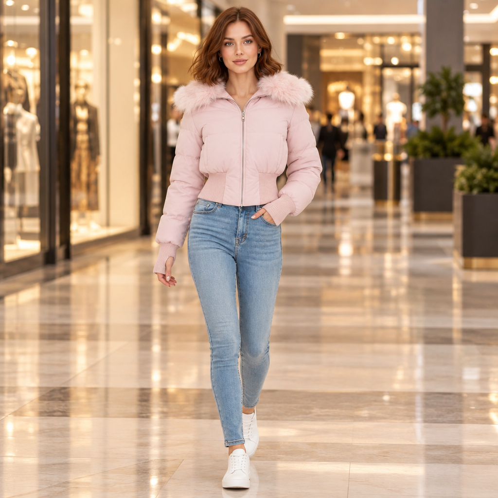 Stay Stylish and Warm with Our Womens Winter Casual Down Coat