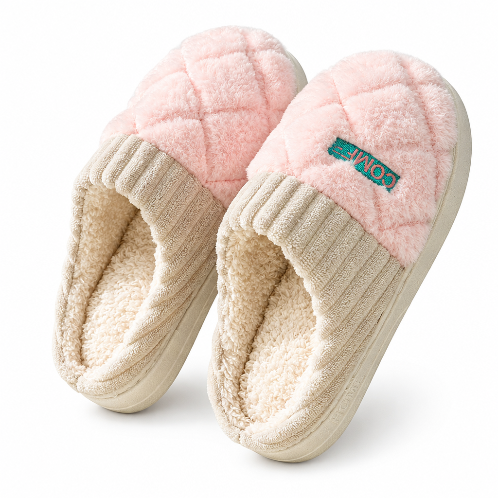 Plush Non-slip Cozy Slippers for Couples: Embrace Winter Comfort Together