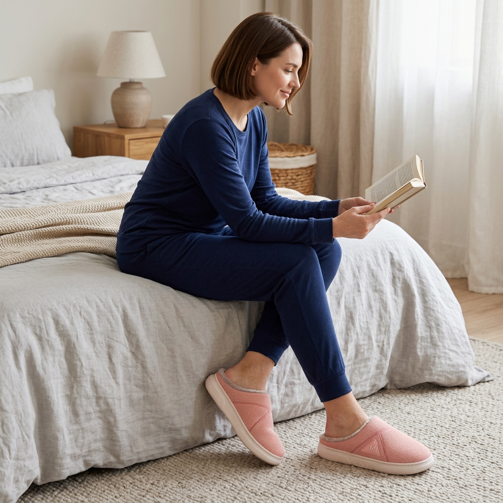 Cozy Fleece Home Slippers – Warm Plush Comfort for Men and Women