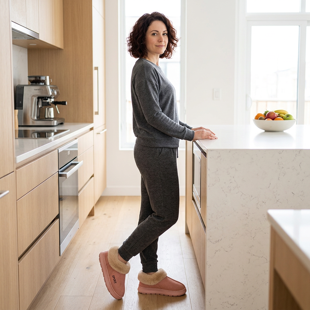 Winter Warm Plush Cotton Slippers for Cozy Comfort