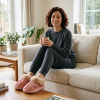 Winter Warm Plush Cotton Slippers for Cozy Comfort