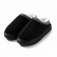Men's Faux Suede Home Slippers - Comfortable & Stylish Indoor Footwear