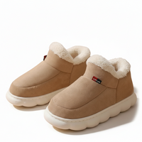 Bebealy Winter Men Slippers - Cozy and Stylish Indoor-Outdoor House Shoes