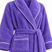 Men's Oversized Fleece Bathrobe - Coral Flannel Kimono Robe for Couples