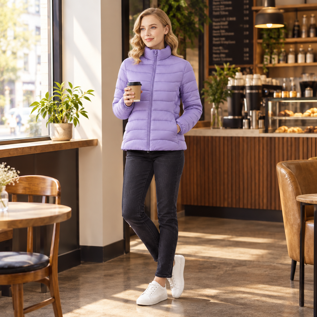 Stay Cozy and Chic: Womens Winter Cotton-Padded Coat for Ultimate Comfort and Style
