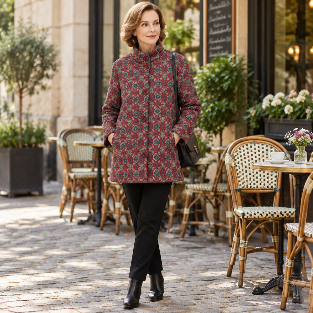 Thickened Cotton Coat for Seniors: Comfortable Elegance for Everyday Wear