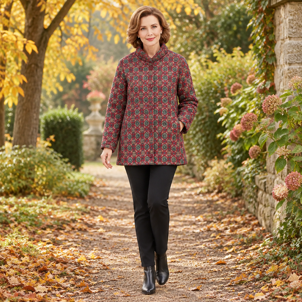 Thickened Cotton Coat for Seniors: Comfortable Elegance for Everyday Wear