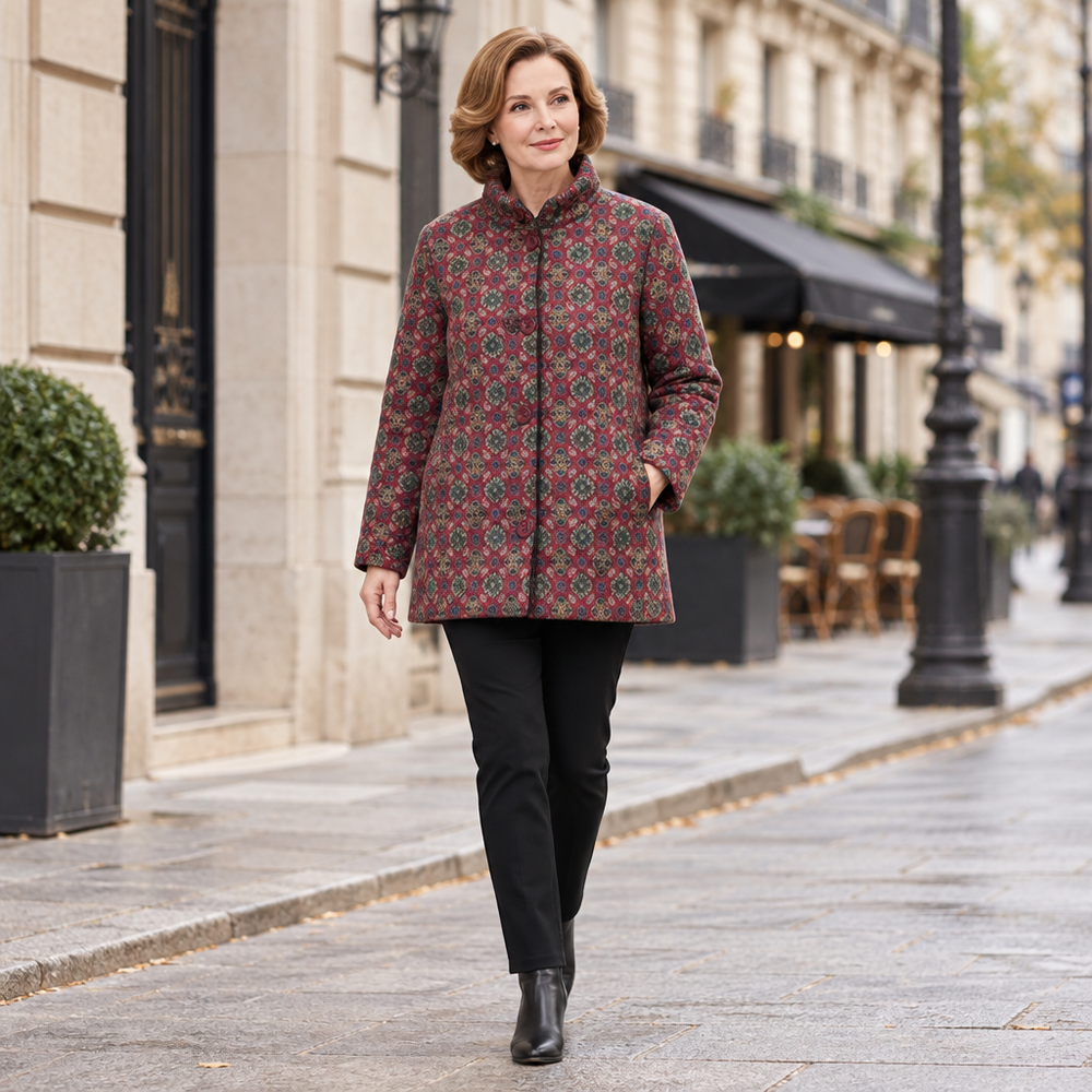Thickened Cotton Coat for Seniors: Comfortable Elegance for Everyday Wear