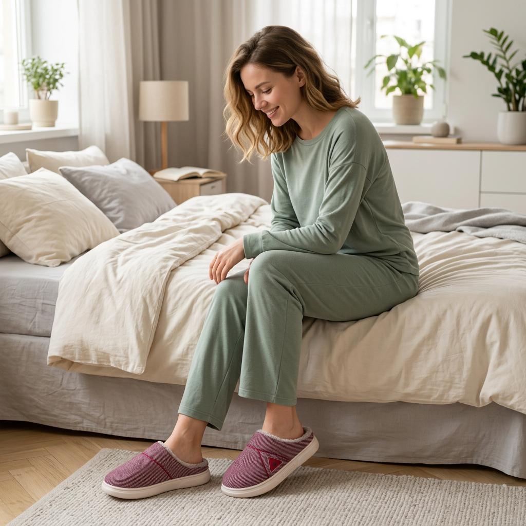 Cozy Fleece Home Slippers – Warm Plush Comfort for Men and Women