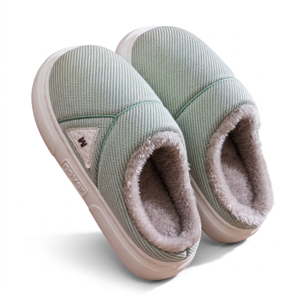 Cozy Fleece Home Slippers – Warm Plush Comfort for Men and Women