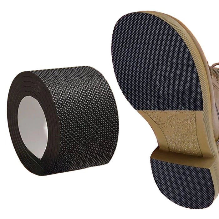 SaneShoppe - 1 Roll Thick Non - Slip Wear - Resistant Shoe Sole Sticker - Anti - Abrasion Heel for Quieter, Sound - Canceling Chunky Heels Protection