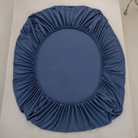 SaneShoppe - 100% Cotton Fitted Sheet with Elastic Bands Non Slip Adjustable Mattress Covers for Single Double King Queen Bed 100/160/140/200