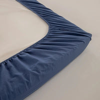 SaneShoppe - 100% Cotton Fitted Sheet with Elastic Bands Non Slip Adjustable Mattress Covers for Single Double King Queen Bed 100/160/140/200