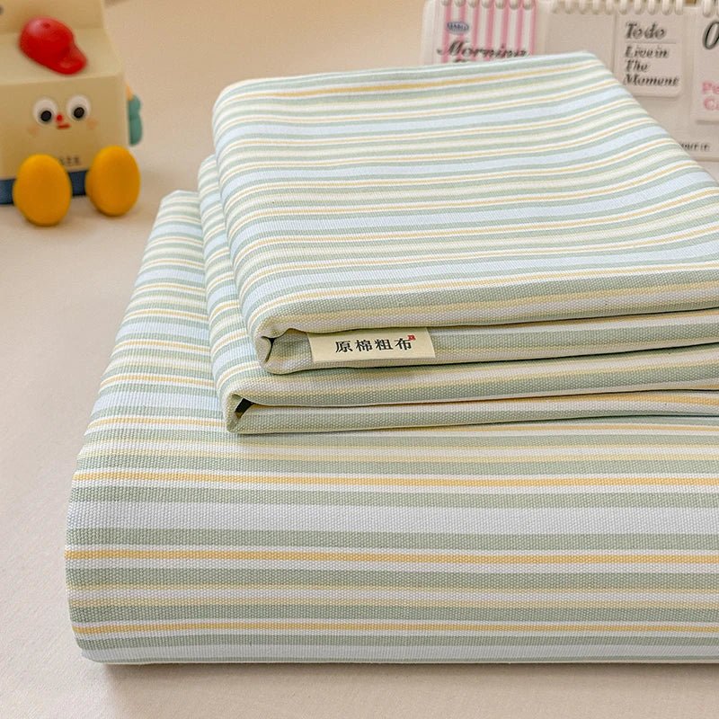 SaneShoppe-Floral Printed 100% Cotton Bed Sheet Set - Single, Double, King Sizes Available