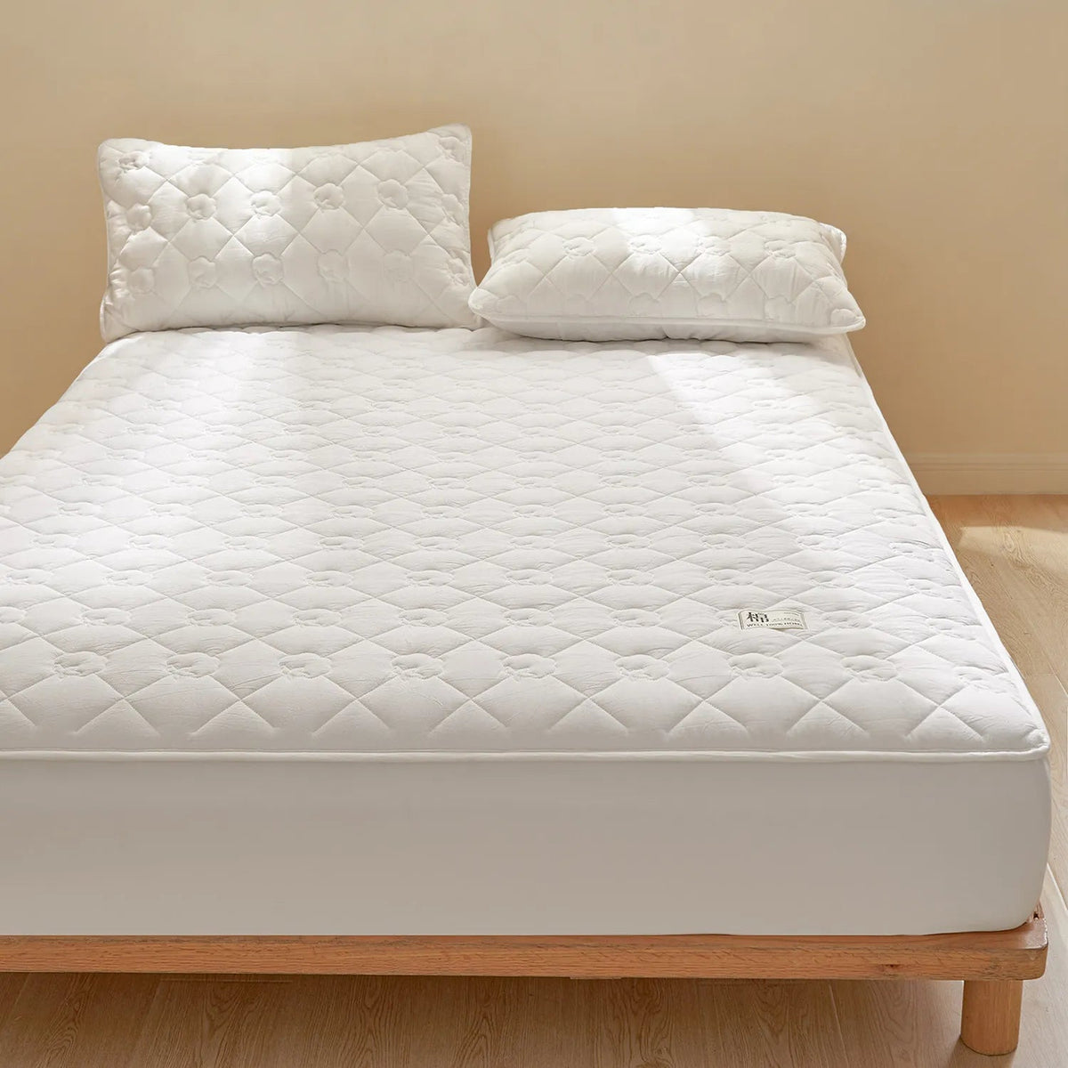 SaneShoppe-2026 Model Cotton Quilt Cover Set - Single Piece Bedding Set with Mattress Protector