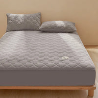 SaneShoppe-2026 Model Cotton Quilt Cover Set - Single Piece Bedding Set with Mattress Protector