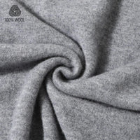 SaneShoppe - 100% Wool. High - quality Men's Warm Sweater, Business Casual Stretchable POLO Shirt, Fall/winter Pullover Knitted Sweater.