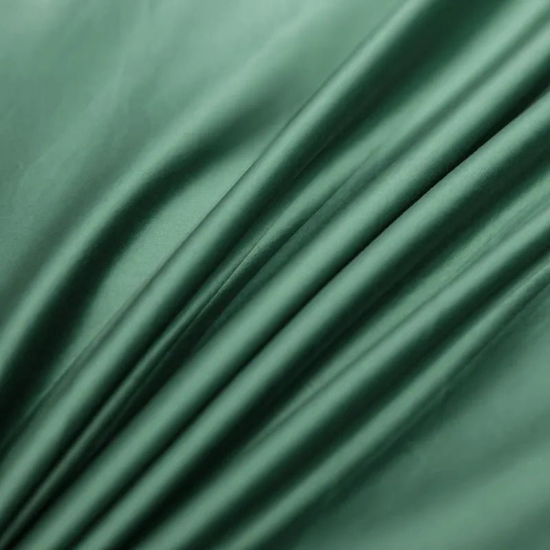 SaneShoppe - 1000TC Premium Egyptian Cotton Fitted Sheet Elastic Bed Sheet, Solid Plain Long Staple Natural Cotton Bed Sheet Pillowcases