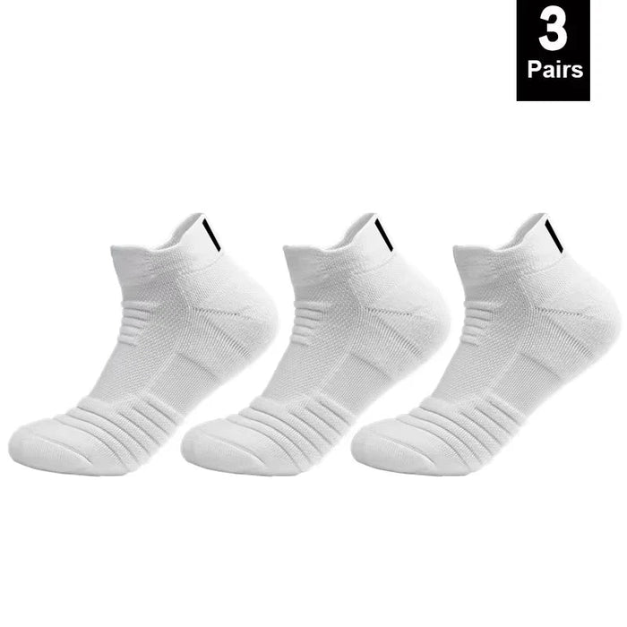 SaneShoppe - 1/3 Pairs Anti - slip Football Socks Men Cotton Sock Short Long Tube Soccer Basketball Sport Socks Breathable Deodorous Sock 39 - 45