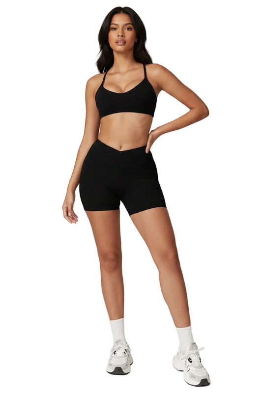 SaneShoppe-Women's Yoga Set: Crop Top, Bra, Leggings - Fitness Gym Sportswear