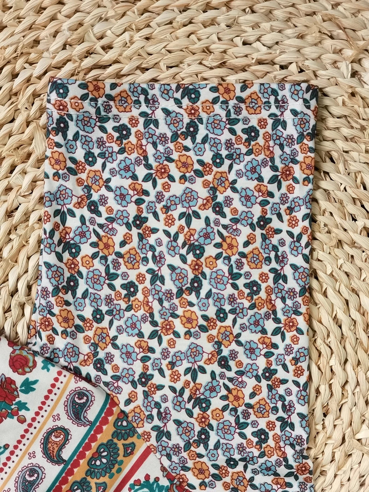 SaneShoppe - 2024 Europe and America autumn ladies round neck short sleeve long skirt Bohemian print dress woman