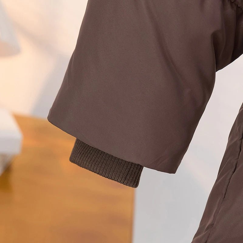 SaneShoppe - 2024 With a Belt Jacket Women Winter Jacket Woman Parkas Solid Thicken Warm Female Snow Wear Coat Cotton Padded Outwear Clothes