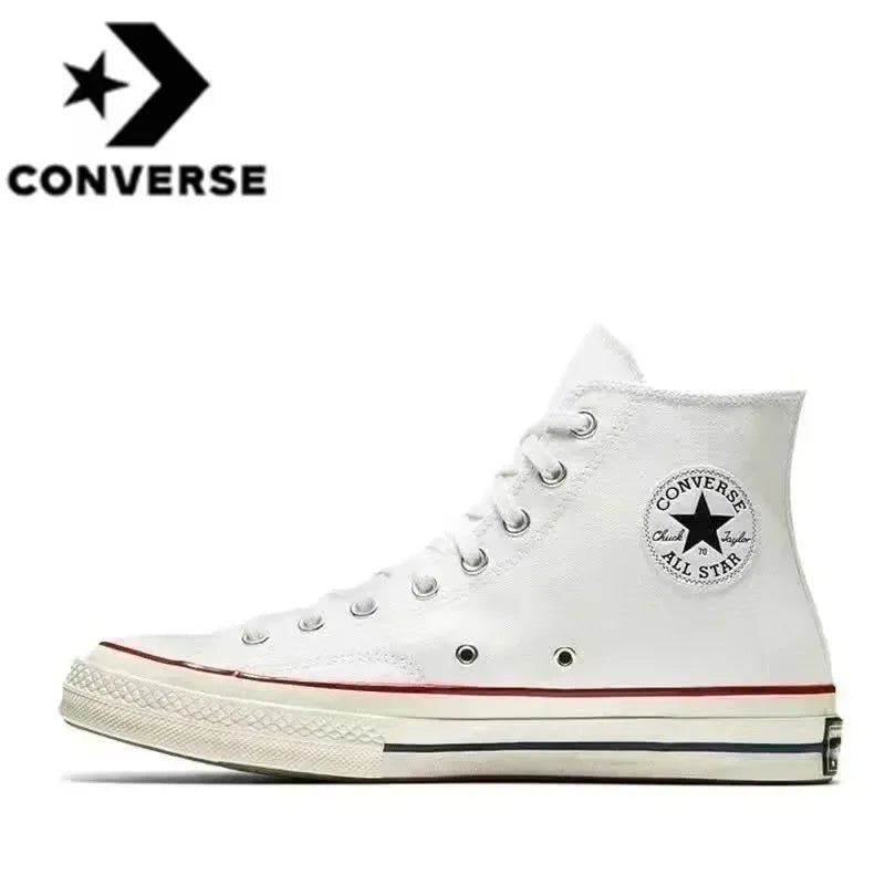 SaneShoppe - 2025 Converse 1970s All Star men's and women's skateboard shoes high - top outdoor lightweight retro sports shoes white