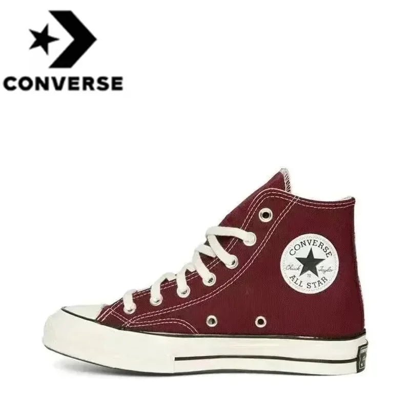 SaneShoppe - 2025 Converse 1970s All Star men's and women's skateboard shoes high - top outdoor lightweight retro sports shoes white