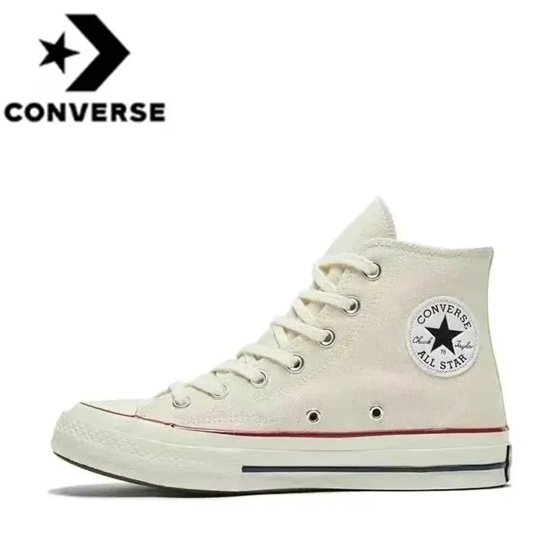 SaneShoppe - 2025 Converse 1970s All Star men's and women's skateboard shoes high - top outdoor lightweight retro sports shoes white