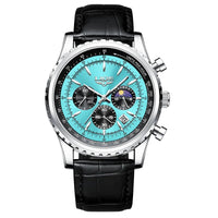 SaneShoppe-2027 LIGE Men's Luxury Chronograph Watch Waterproof Sport Wristwatch