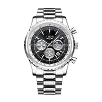 SaneShoppe-2027 LIGE Men's Luxury Chronograph Watch Waterproof Sport Wristwatch