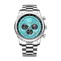 SaneShoppe-2027 LIGE Men's Luxury Chronograph Watch Waterproof Sport Wristwatch