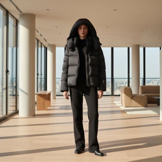 SaneShoppe-New 2025 Women Cotton Padded Parkas - Korean Winter Coat