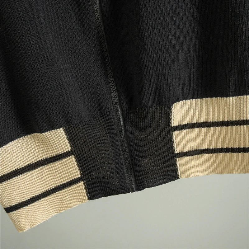 SaneShoppe - 2025 Sportsuits for Women Two Piece Knitted Suits Sweatshirts Long Pants Fashion Sets Spring Casual Zipper Suits