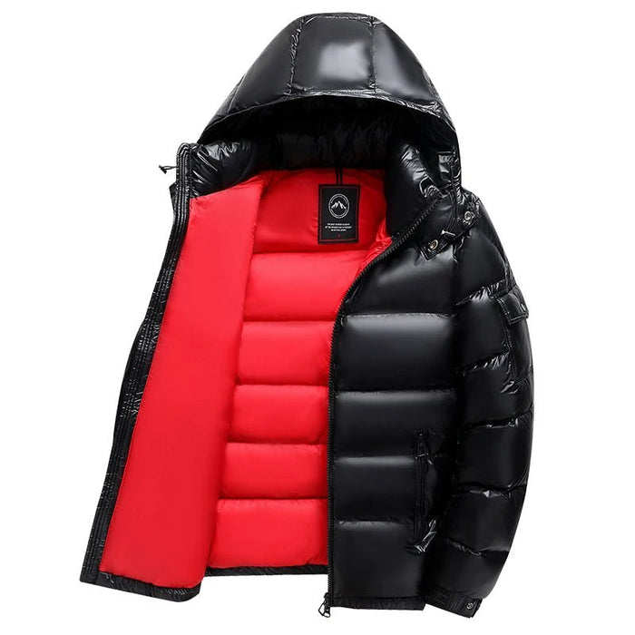 SaneShoppe - 2025 Winter New Goose Down Jacket Coat Thickened Warm Goose Down Content 90% Male Female High Quality Fabric
