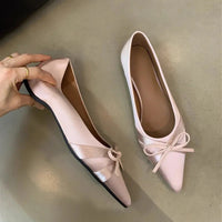 SaneShoppe-2026 Ballet-Style Pointed Toe Flats - Soft Sole Mary Jane Shoes for Women