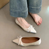 SaneShoppe-2026 Ballet-Style Pointed Toe Flats - Soft Sole Mary Jane Shoes for Women