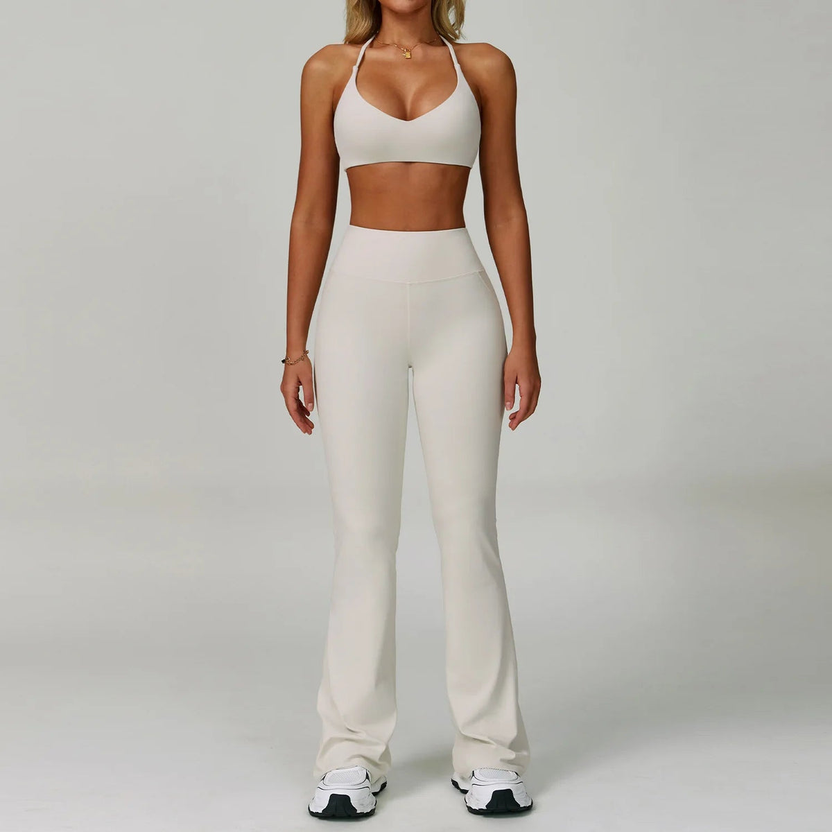 SaneShoppe - 2PCS Yoga Suit Women Sport Bra High Waist Leggings Shorts Outfit Gym Set Fitness Workout Clothes Tight Push Up Impact Sportswear