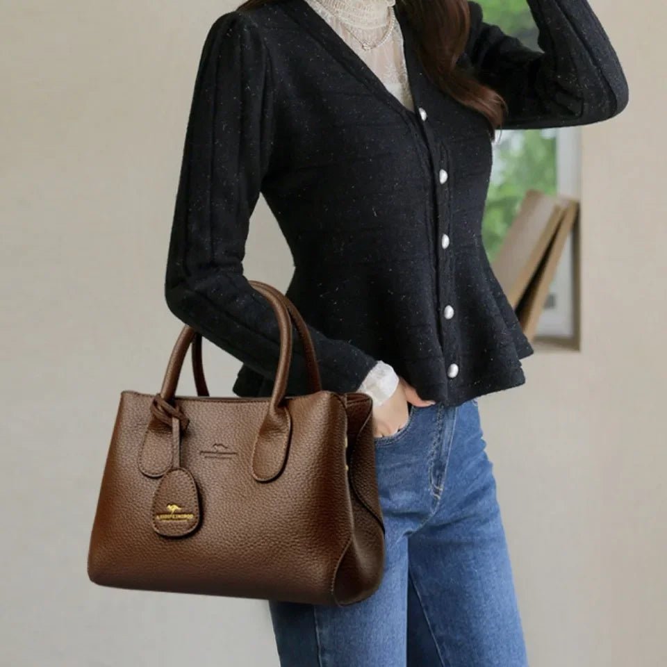 SaneShoppe - 3 - layer Design Women's Handbags Luxury Shoulder Crossbody Bags High Quality PU Leather Bag Ladies Fashion Messenger Sac A Main